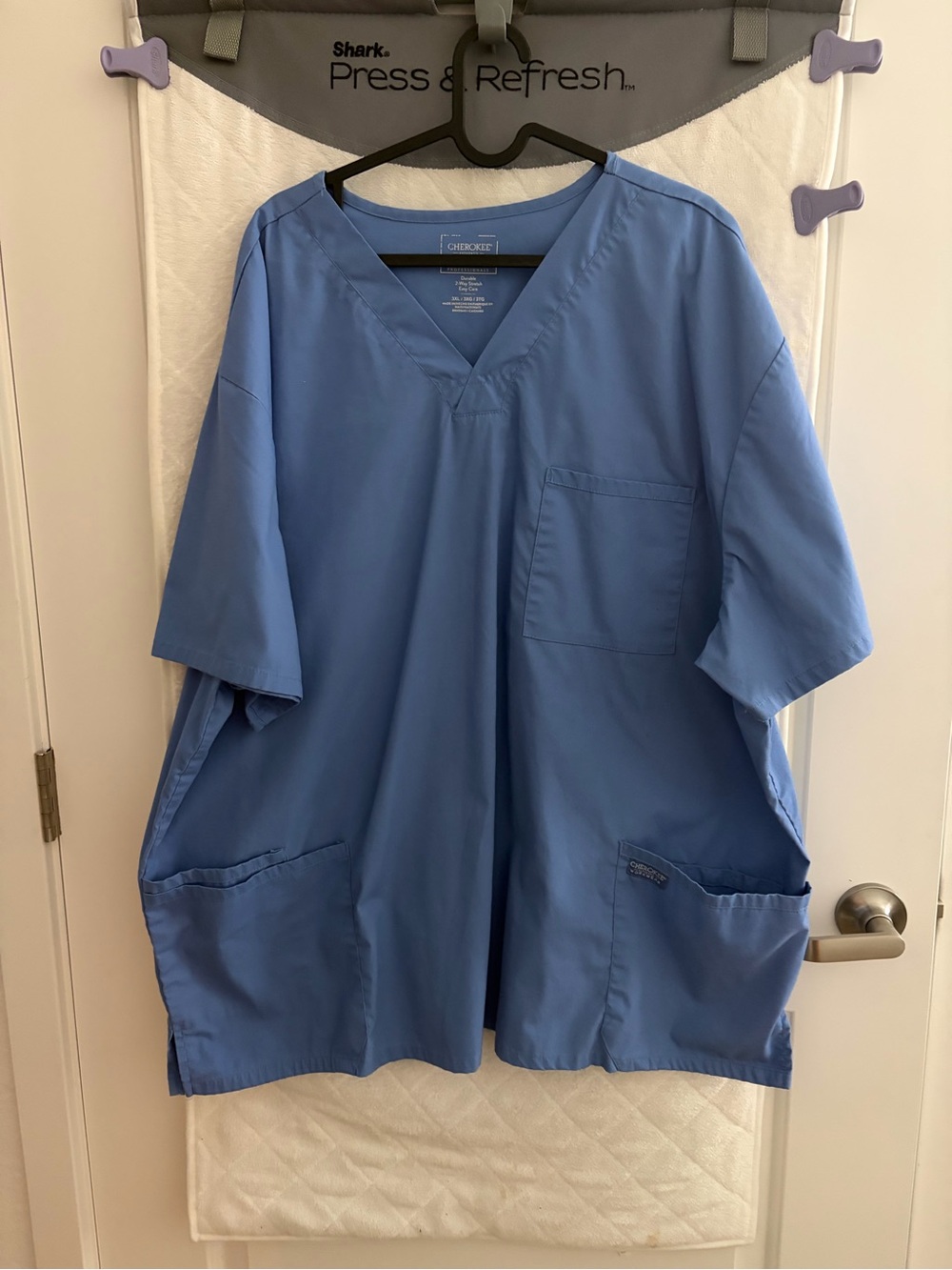 Cherokee Blue Workwear Label Print